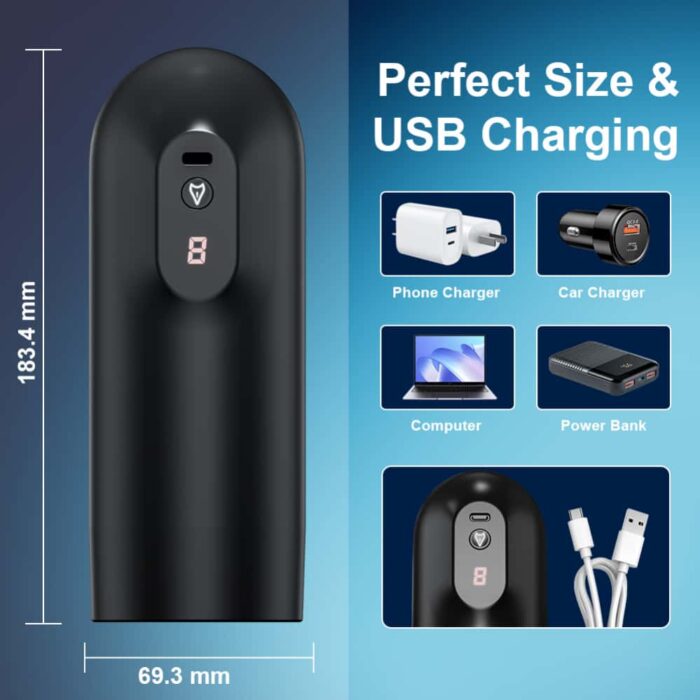 Lusthra 2in1 Male Masturbator & Penis Pump