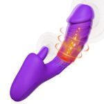 Lusthra Purple Realistic Tongue G-Spot Rabbit Vibrator