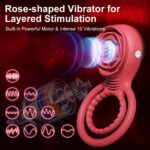Lusthra Rose Vibrating Penis Ring